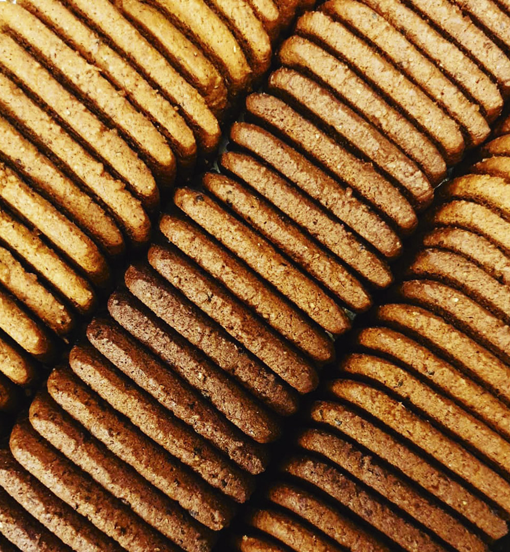 Schwedische Biscuits einer familiengeführten Bäckerei